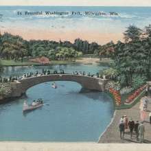 Washington Park Postcard - Lagoon