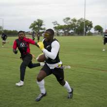 Flag Football running