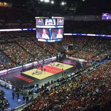 NCAA Volleyball at Omaha's Convention Center