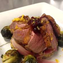 OBX Holiday Recipe | Pan-Seared Duck w/Roasted Brussels