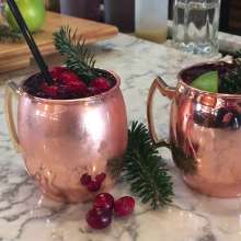 OBX Holiday Recipe | Cranberry Honey Mule