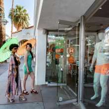 Two women shopping in Palm Springs