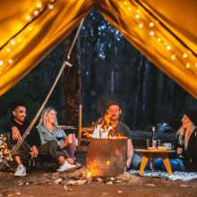 Camping at Lane Poole Reserve