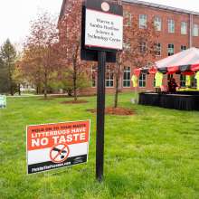 Pick Up The Poconos signate at ESU
