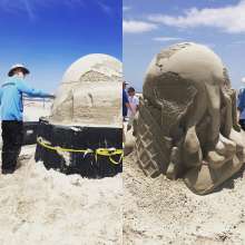Melting Ice Cream Sculpture