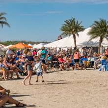 Crowd at 2023 SandFest