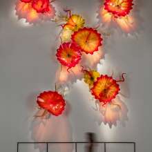 Photo of Persian Wall glass work by Dale Chihuly