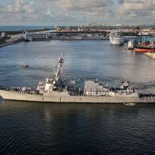 U.S.S. Paul Ignatius is one of the newest battle ships in the U.S. Navy's fleet.