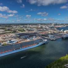 Busy Cruise Day at Port Everglades