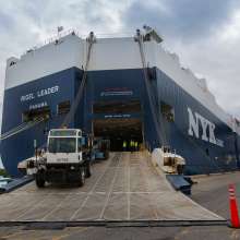 Image of NYK Line Rigel Leader at dock.