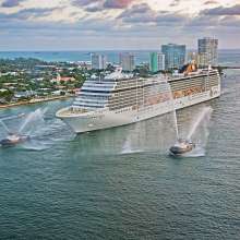 MSC Orchestra arrives at Port Everglades