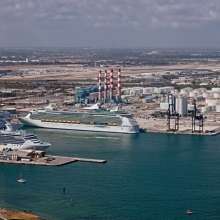 Panoramic of Port Everglades