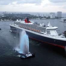 Queen Mary 2 arrives at Port Everglades