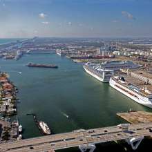 Overlooking the 17th Street Causeway