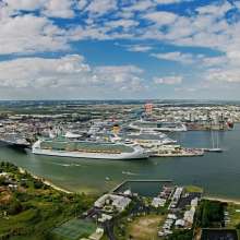 Panoramic of Port Everglades
