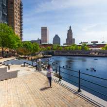Summer Skyline at WaterPlace Park