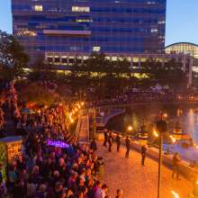 Spectators at WaterFire