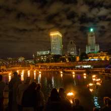 WaterFire Skyline