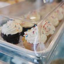 cupcakes in a plastic container