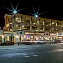 Food Lab Exterior at Night