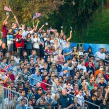 Spectators at Riverside Aquatics Complex