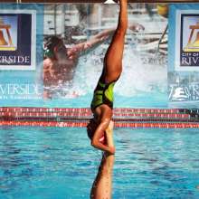 UANA Pan Am Synchro Team at Riverside Aquatics Complex
