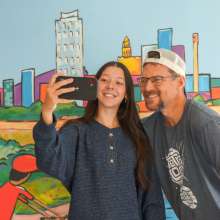 Broadway Plaza Selfie - Elevate Wellness