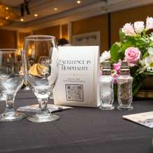 Excellence in Hospitality Awards Centerpieces