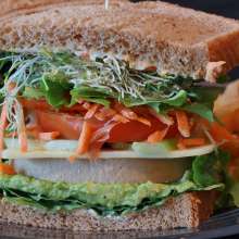 avocado cafe soy turkey sandwich