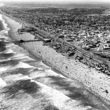 Beach Aerial Shot 1981