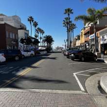 Main Street and Walnut Ave Facing Pier