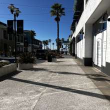 5th Street View from Walnut Ave Pier Background