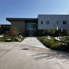Backside of the Math & Science Building