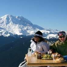 Lunch at the Summit House Restaurant at Crystal Mountain