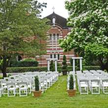 Center Lawn at LeMay Family Collection at Marymount