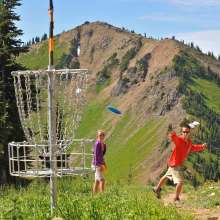 Disc Golf at Crystal Mountain