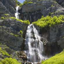 Bridal Veil Falls in Provo Canyon
