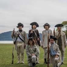 Rev Fest 250 Reenactment Soldiers by the River