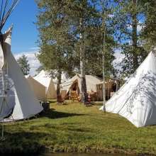 Fort Bridger Mountain Man Rendezvous Tents Uinta County