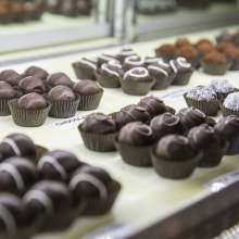 Meeteetse Chocolatier display case