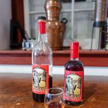 cherry bounce created at the Eichelberger Distillery in Dillsburg, PA