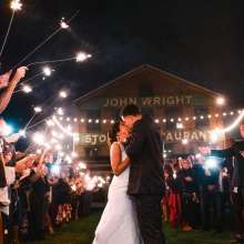 a beautiful wedding at the John Wright Restaurant