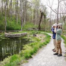 people enjoying nature and birdwatching at Nixon Park in York County, PA