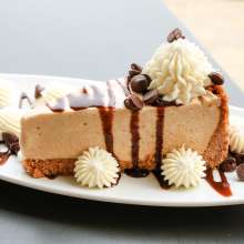Delicious cake dessert at Wyndridge Farm