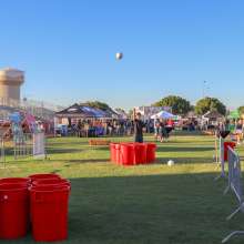 Giant Beer Pong at Rio de Cerveza Brew Fest in Yuma, Arizona