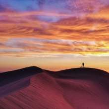 Imperial Sand Dunes at Dusk