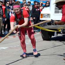 Caballeros de Yuma's Bull of the Desert Strongman Competition in Yuma, Arizona