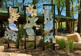 Public Art Western Snowberry Patch