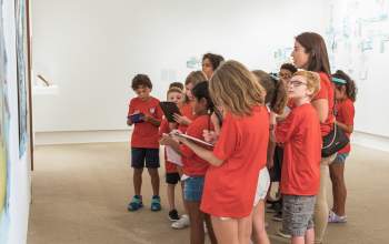 Field trip at Rollins Museum of Art