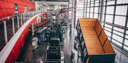 exhibits and displays on show inside the national waterfront museum